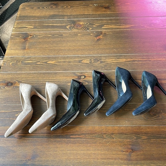 Stuart Weitzman Heels in Black and Tan - Picture 9 of 16